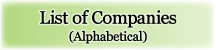 List of Companies(Alphabetical)